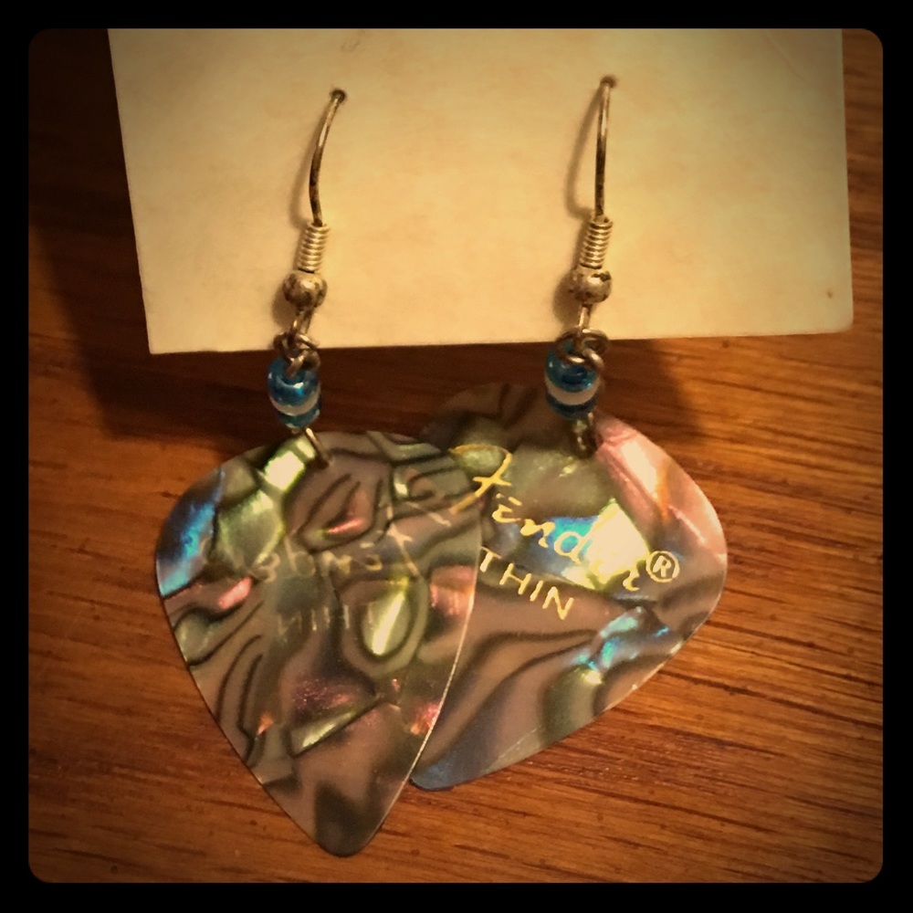 Guitar Pic Earrings